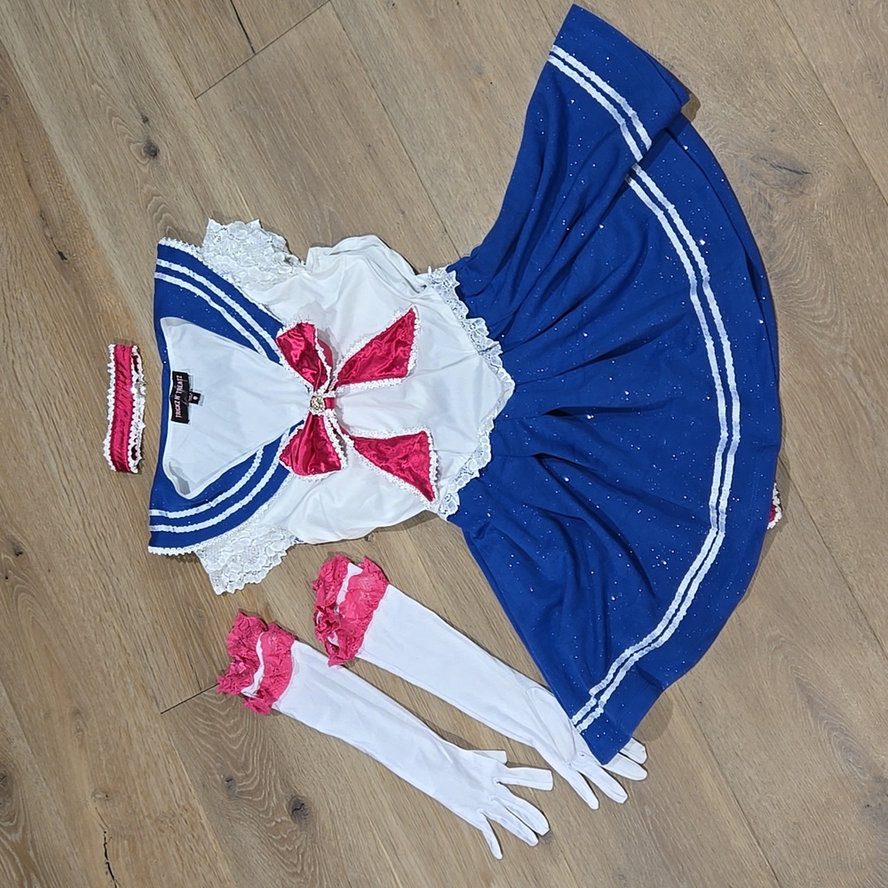 Trickz N Treatz Sailor Moon Costume Set Womens Small Cos Play Cosplay